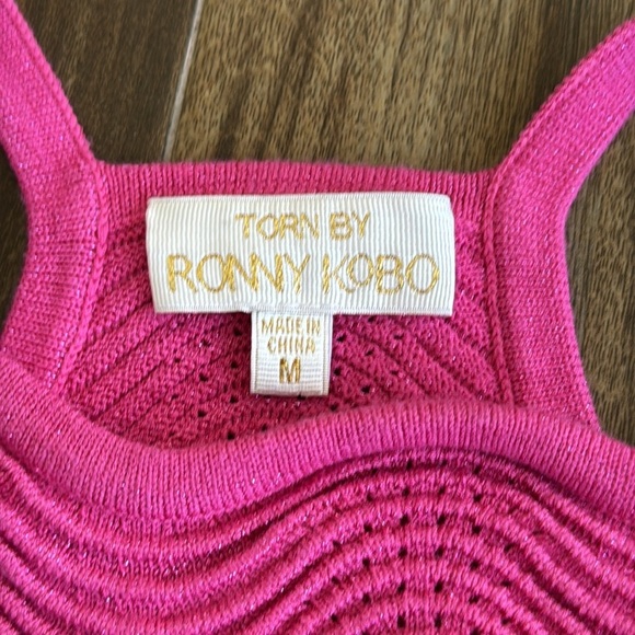 NWT Torn by Ronny Kobo Hope Dress in Red Multi, M - Picture 12 of 16